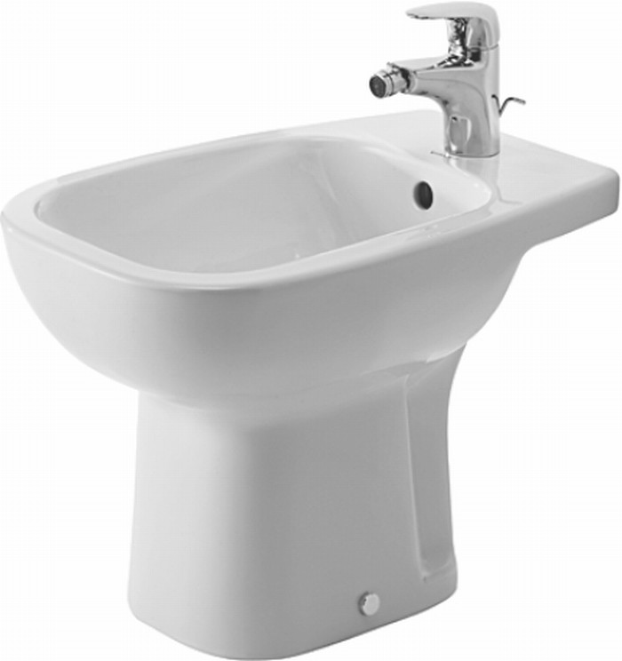 Duravit D-Code bidet sur pied blanc 22381000002
