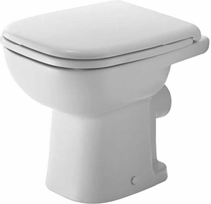 Duravit D-Code cuvette de wc sur pied blanc 21080900002