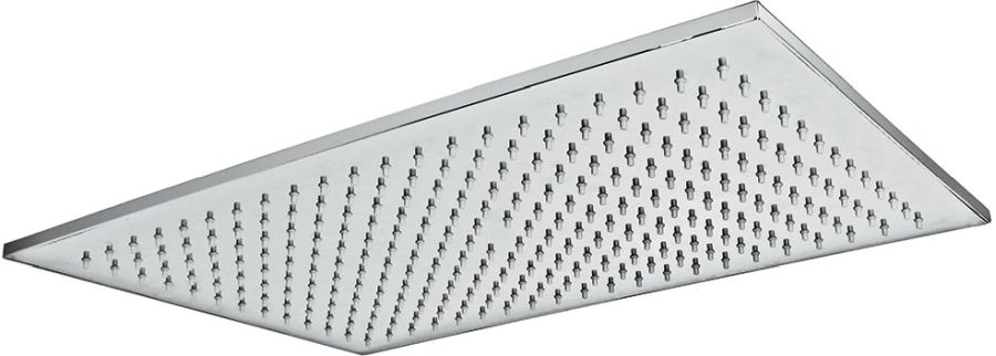 Tres Selection douche à effet de pluie 45x31.5 cm rectangulaire chrome 299.632.03