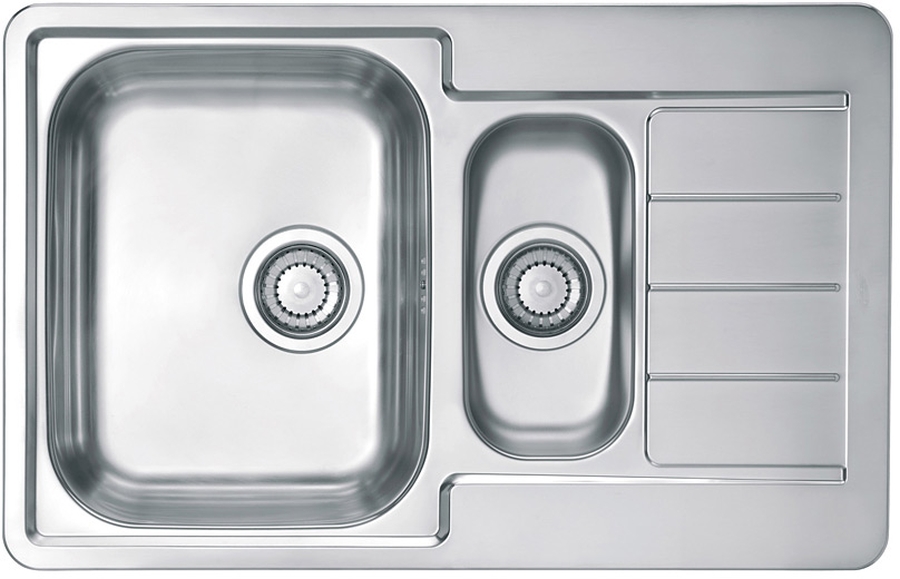 Alveus Line Start évier en acier inoxydable 79x50 cm acier 1082559