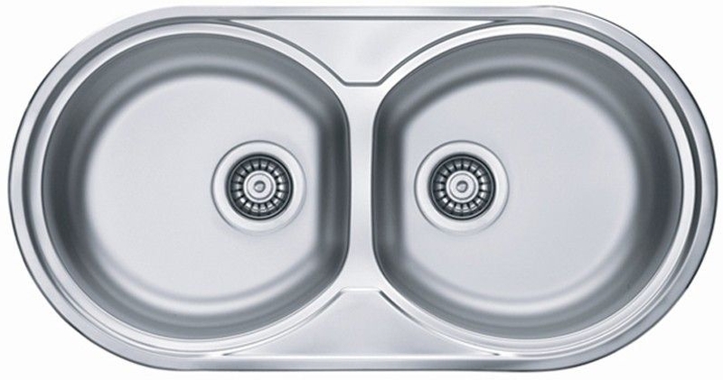 Alveus Form évier en acier inoxydable 83.2x43.7 cm acier 1060002