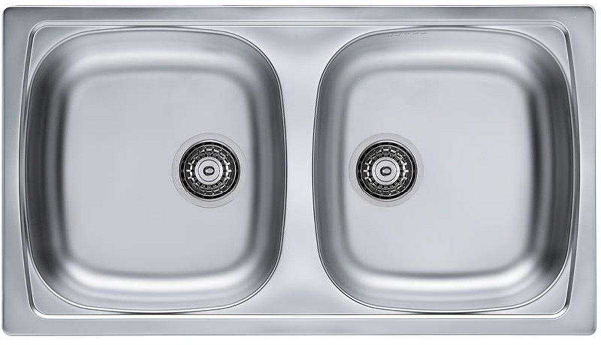 Alveus Basic évier en acier inoxydable 78x43.5 cm 1049434