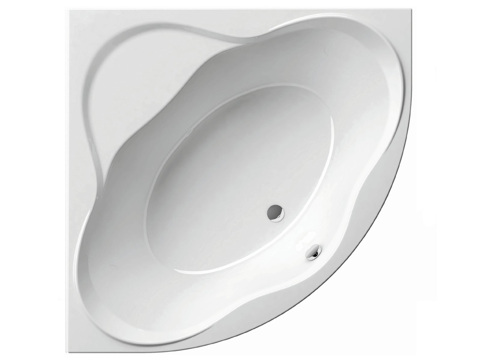 Ravak NewDay baignoire d’angle 150x150 cm côté gauche blanc C661000000