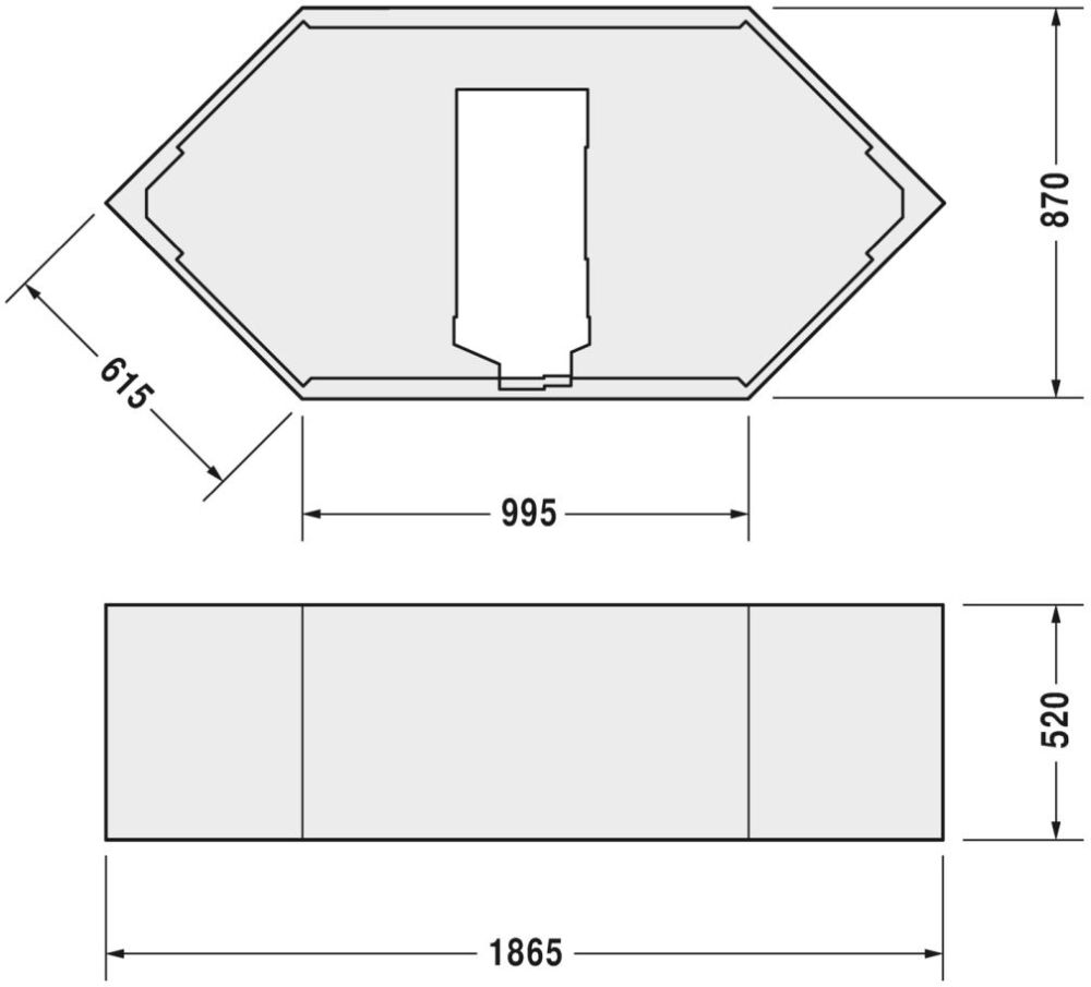 Duravit D-Code habillage de baignoire 790477000000000