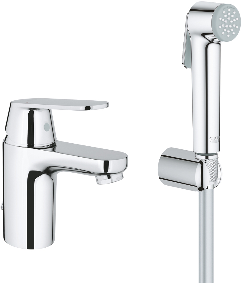 Grohe Eurosmart Cosmopolitan mitigeur de lavabo sur pied StarLight Chrome 23125000