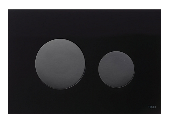Tece Loop bouton de chasse d'eau pour WC noir 9.240.657