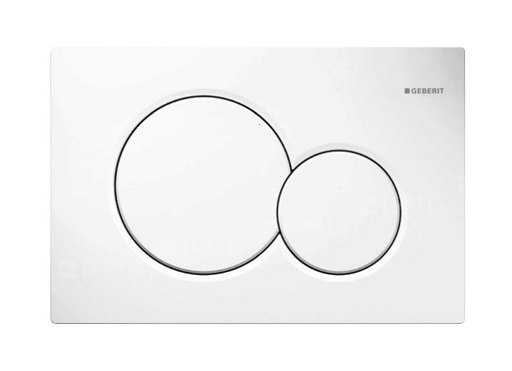 Geberit Sigma bouton de chasse d'eau pour WC blanc 115.770.11.5