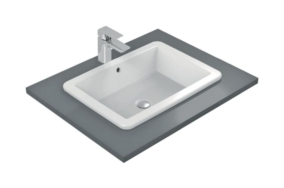Ideal Standard Strada lavabo 60x44 cm rectangulaire encastrée blanc brillant K078001