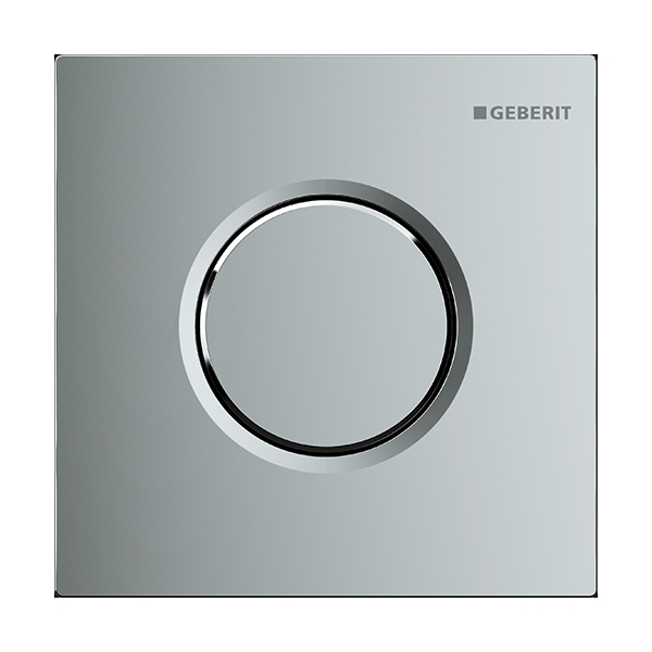 Geberit Typ 01 bouton de chasse d'eau pour urinoir chrome brillant 116.011.21.5