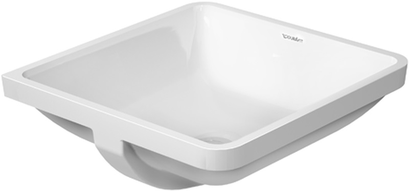 Duravit Starck 3 lavabo 43x43 cm carrée sous plan blanc 0305430000