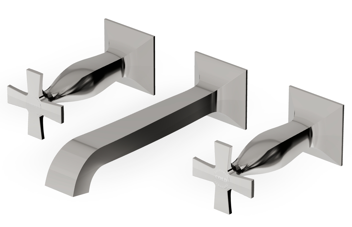 Zucchetti Bellagio mitigeur de lavabo encastrée nickel ZB1699.C8