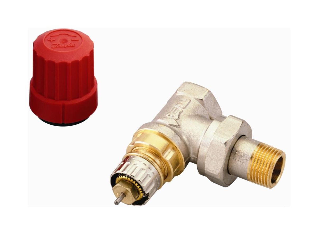 Danfoss RA-N vanne d'angle thermostatique nickel 013G3903