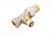 Danfoss RA-N vanne thermostatique droite nickel 013G3914