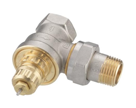 Danfoss RA-G vanne d'angle thermostatique nickel 013G1678