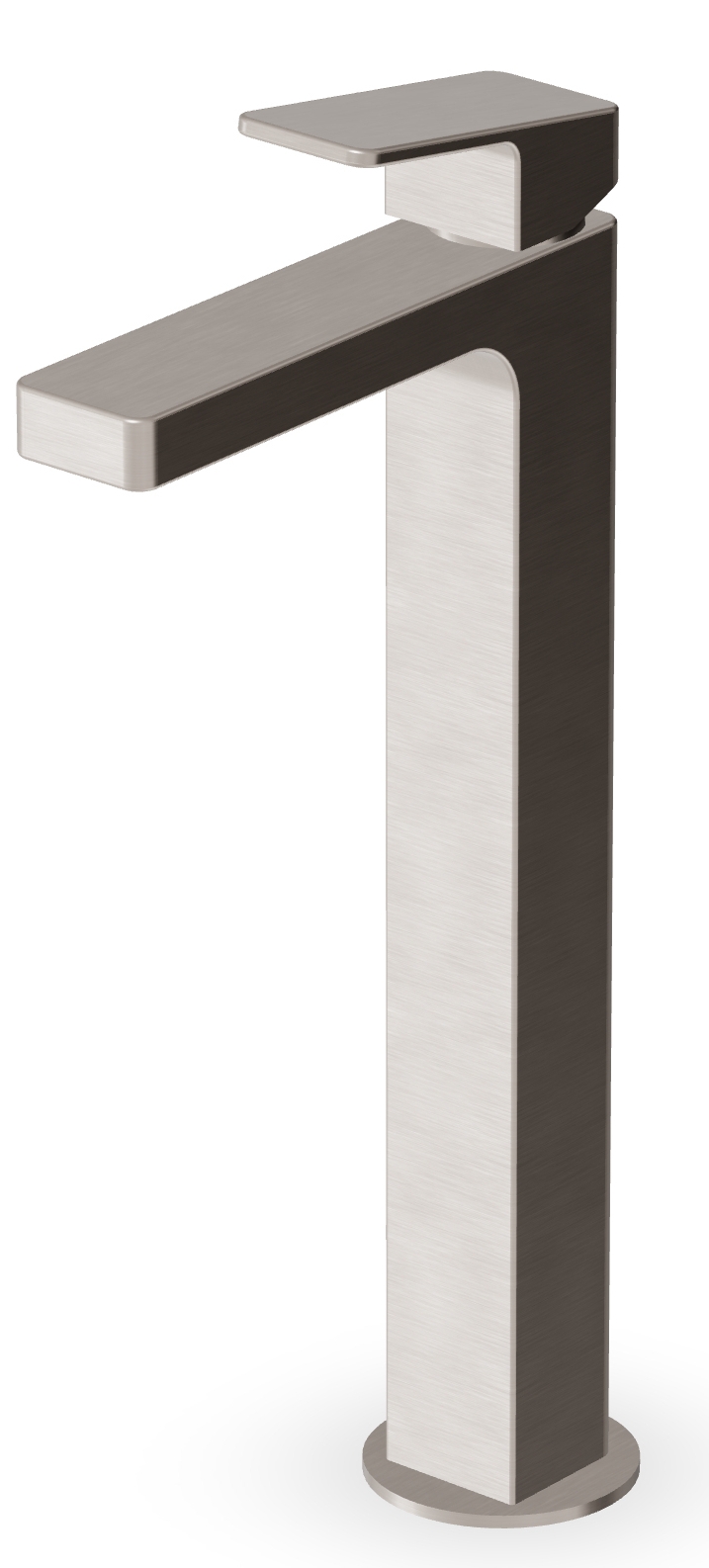 Zucchetti Jingle mitigeur de lavabo sur pied nickel ZIN694.C3