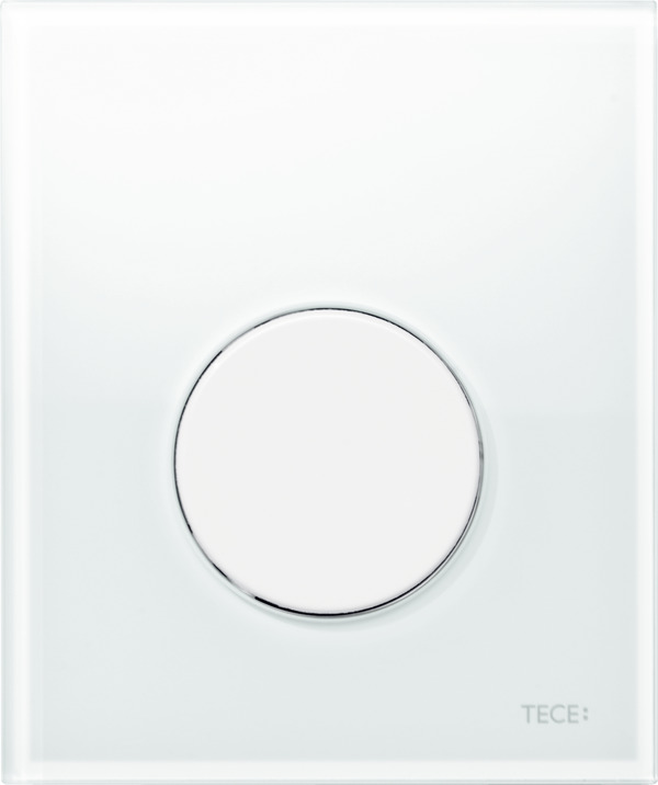 Tece Loop bouton de chasse d'eau pour urinoir blanc 9.242.650