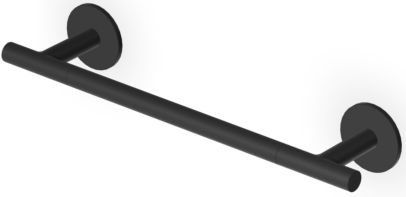 Zucchetti Pan porte-serviettes noir ZAC620.N1