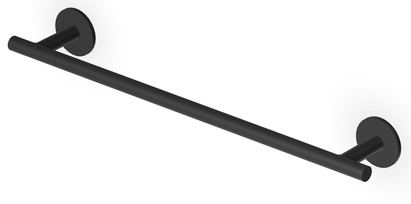 Zucchetti Pan porte-serviettes noir ZAC621.N1