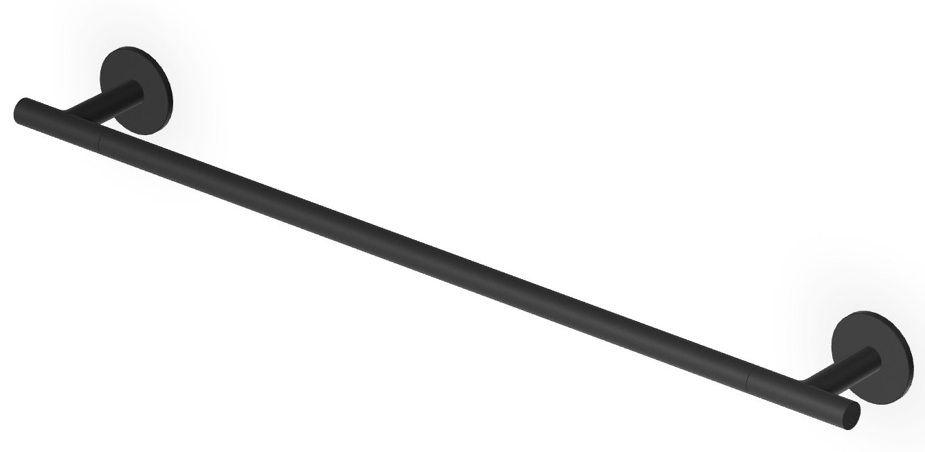 Zucchetti Pan porte-serviettes noir ZAC622.N1