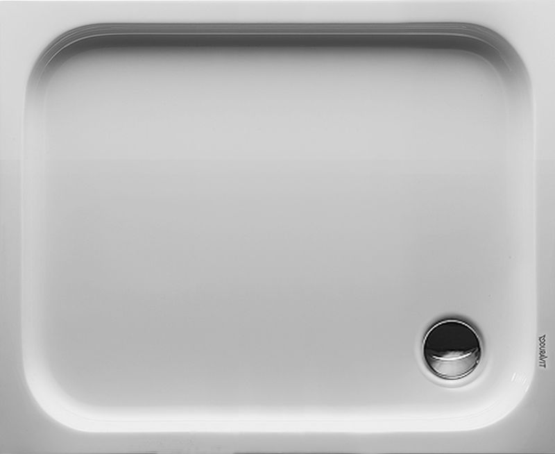 Duravit D-Code receveur de douche rectangulaire 100x80 cm blanc 720106000000000