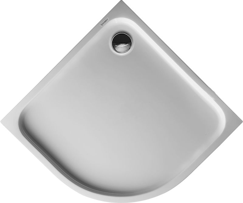 Duravit D-Code receveur de douche semi-circulaire 90x90 cm blanc 720108000000001