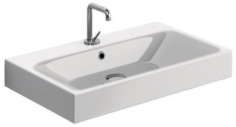 Kerasan Cento lavabo 70x45 cm rectangulaire classique-à poser blanc 353201