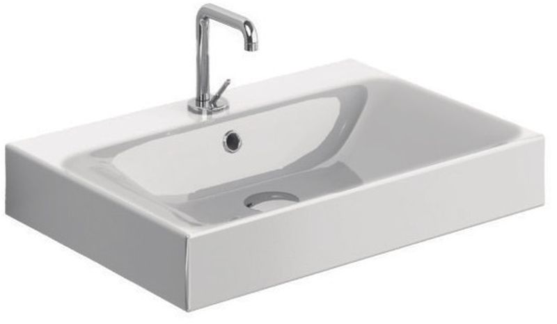 Kerasan Cento lavabo 60x45 cm rectangulaire classique-à poser blanc 353101