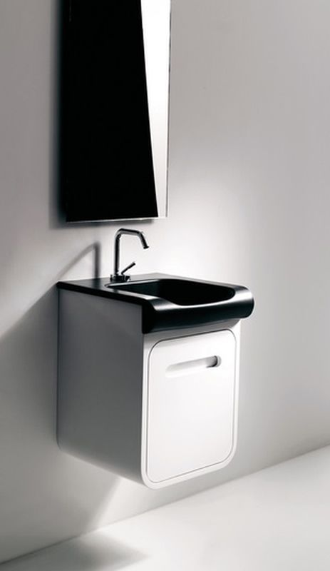 Kerasan Inka project armoire 40x37x50 cm sous-lavabo suspendu blanc 911001