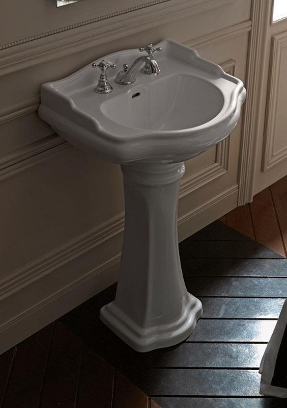 Kerasan Retro piédestal blanc 107001