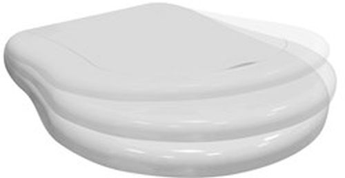 Kerasan Retro abattant de wc à descente amortie blanc 108401