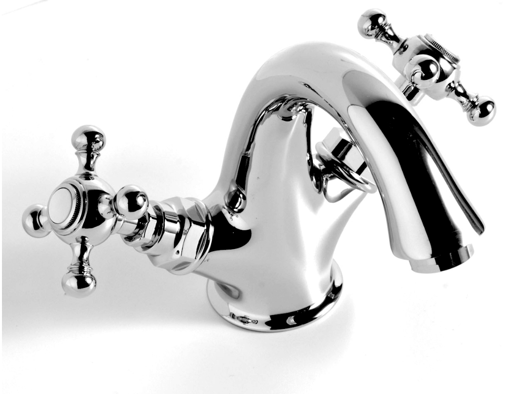 Kerasan Retro mitigeur de lavabo sur pied chrome 738990