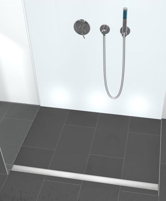 Tece Drainline grille d'évacuation de douche 120 cm 601282