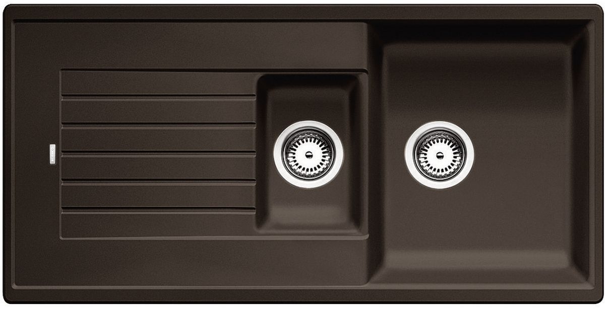 Blanco Zia 6 S évier en granit 100x50 cm marron 515072
