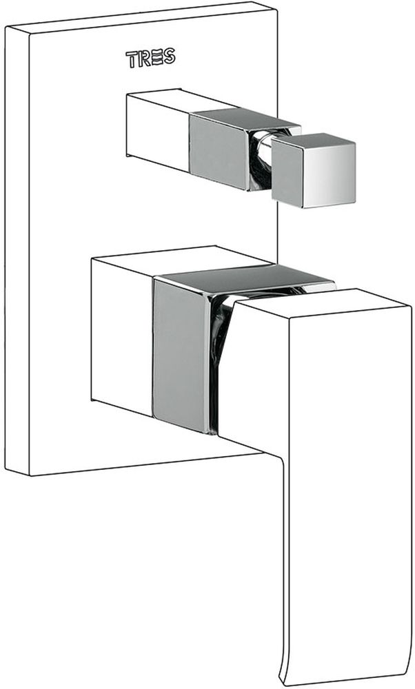 Tres Cuadro-Tres rallonge pour robinetterie 1.06.180.10