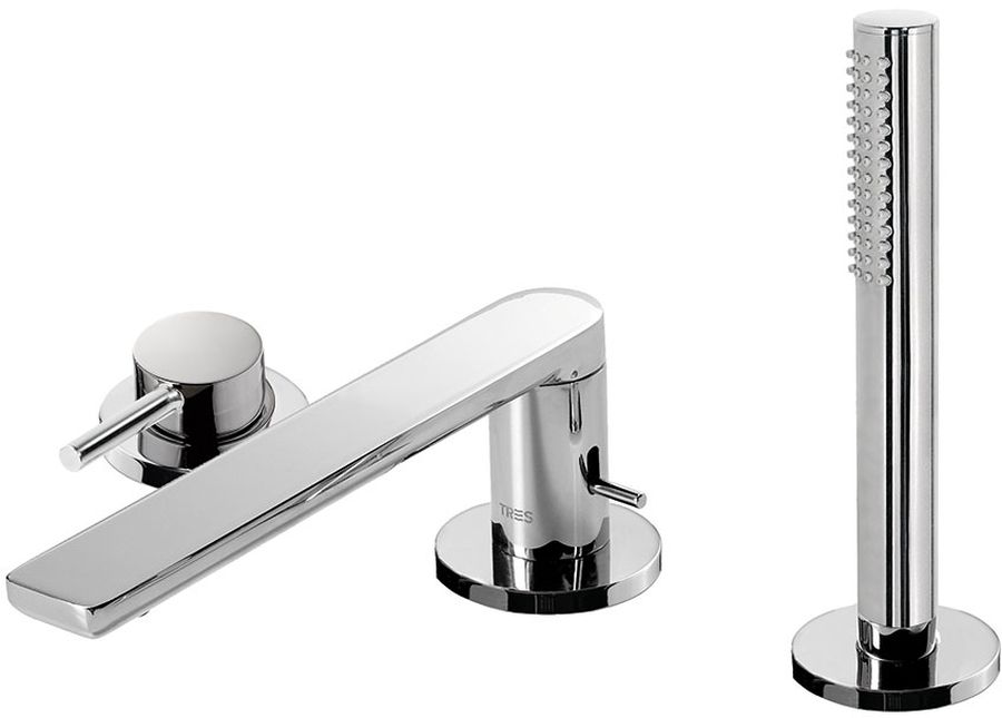 Tres Max-Tres mitigeur bain-douche pour baignoire chrome 062.161.03