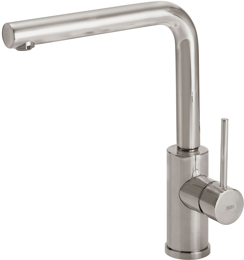Tres Max-Tres mitigeur de cuisine sur pied acier inoxydable 062.436.01.AC