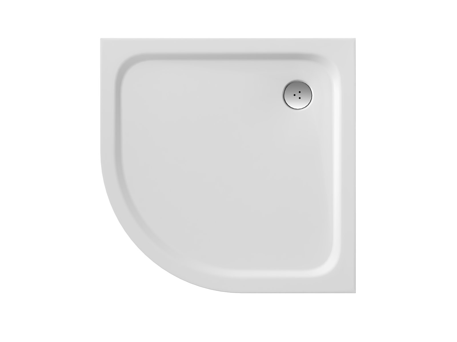 Ravak Elipso Pro receveur de douche semi-circulaire 80x80 cm blanc XA244401010