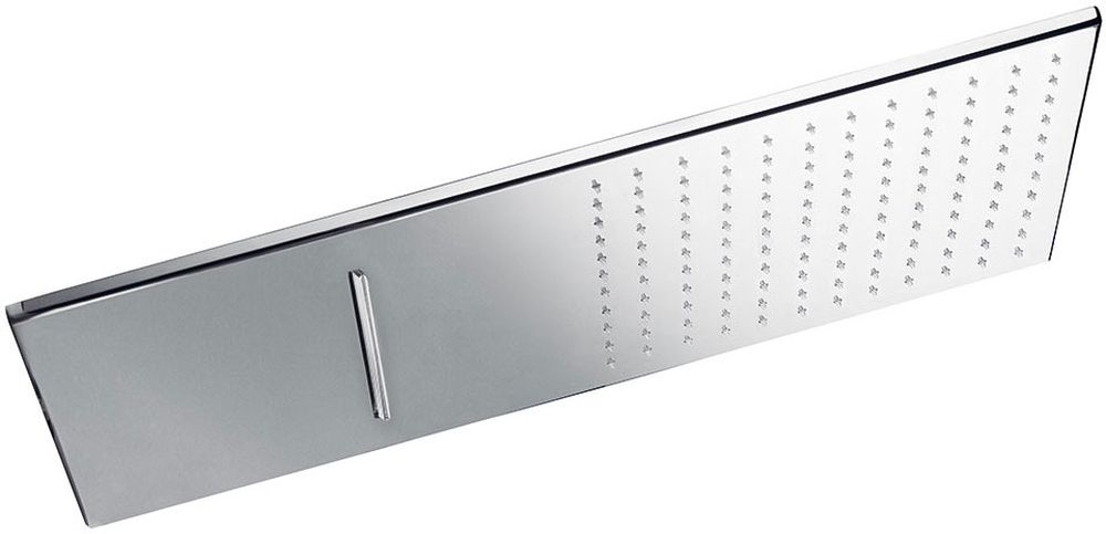 Tres Exclusive douche à effet de pluie 55x28 cm rectangulaire chrome 299.903.01