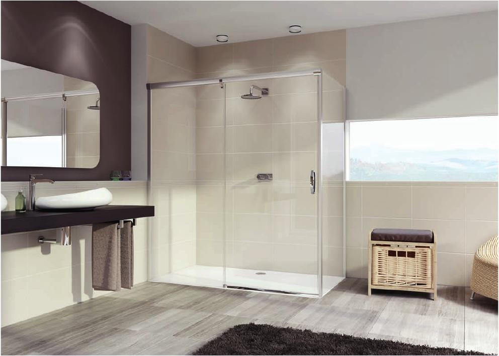 Huppe Aura Elegance 4-kąt paroi de douche 90 cm /verre transparent 401603.087.322