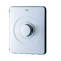 Grohe bouton de chasse d'eau pour WC SuperSteel 43193000