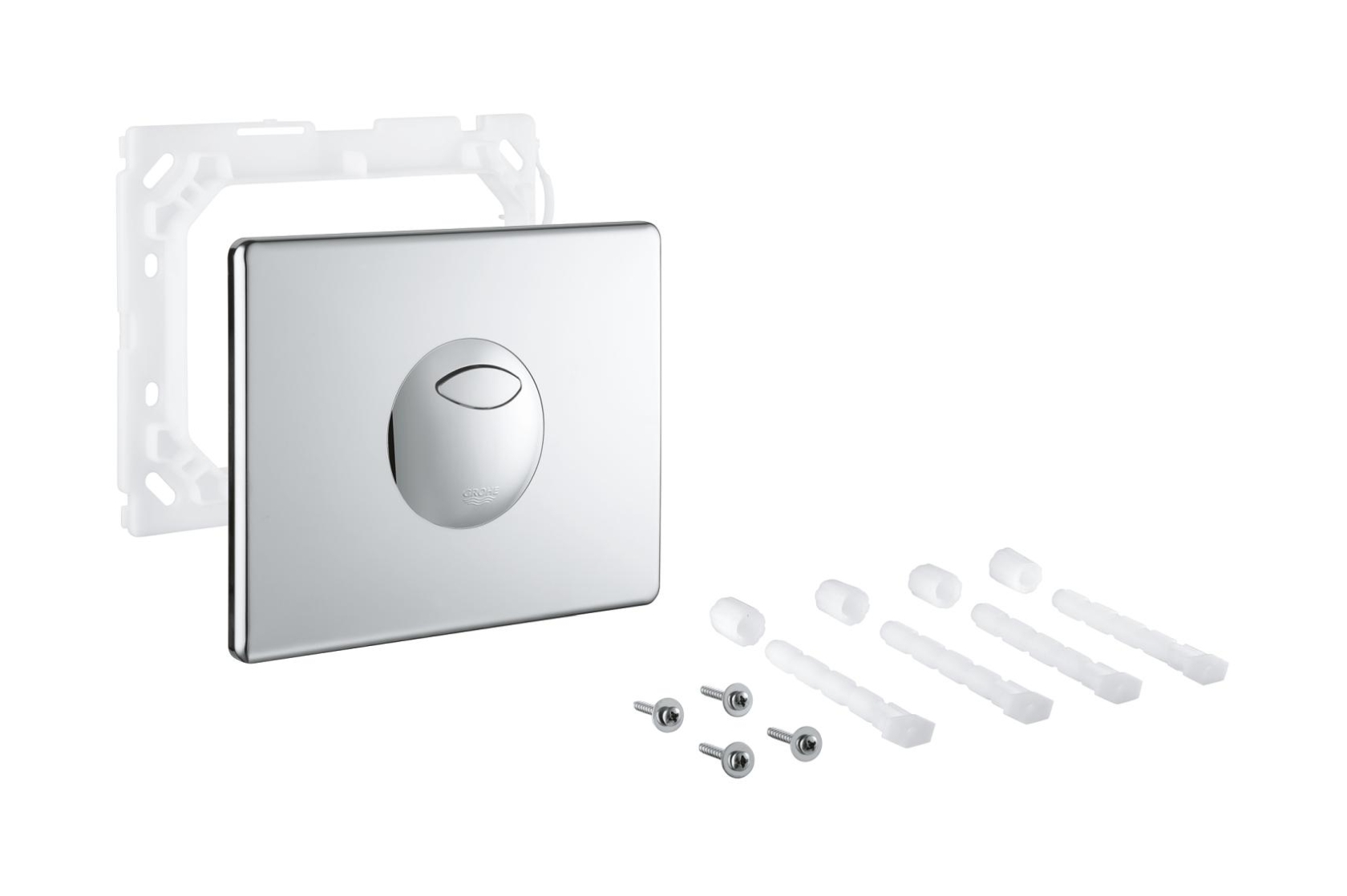 Grohe Skate bouton de chasse d'eau pour WC chrome mat 42303P00