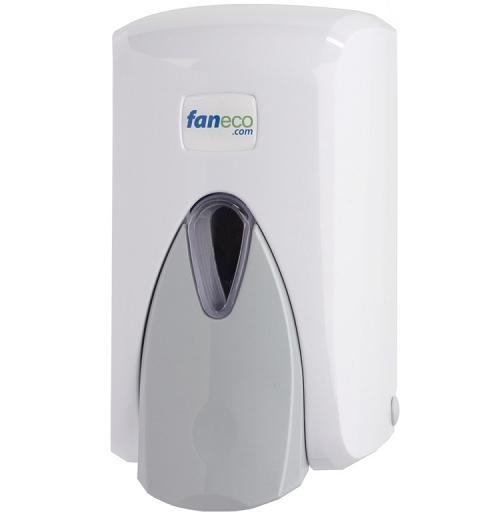 Faneco distributeur de savon 500 ml blanc-gris S500PG-WG