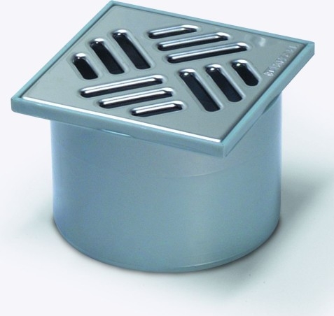 Kessel Standard drain de douche 10 cm acier 27165