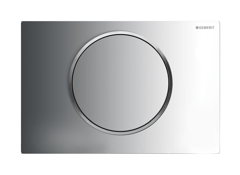 Geberit Sigma bouton de chasse d'eau pour WC chrome brillant-chrome mat 115.758.KH.5