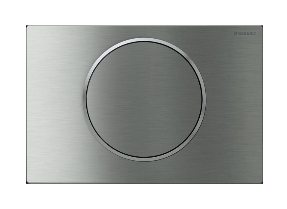 Geberit Sigma bouton de chasse d'eau pour WC acier 115.787.SN.5