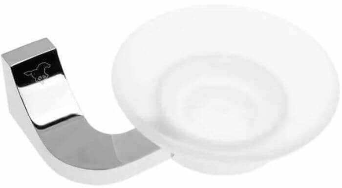 Stella Square porte-savon mural chrome 04.420