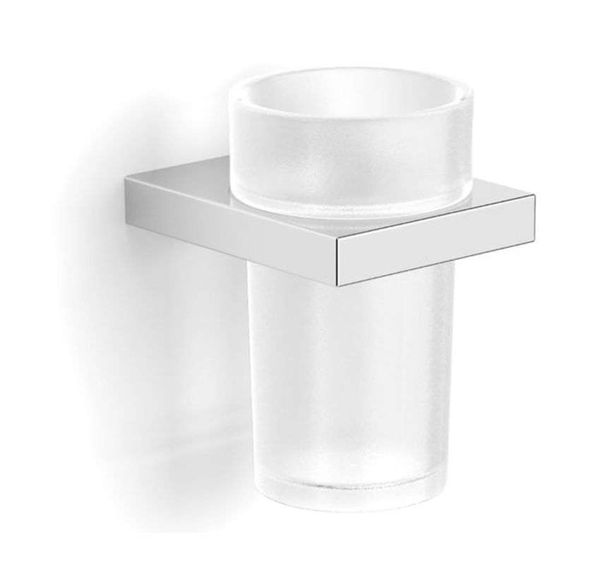 Stella Kobe gobelet pour brosse à dents blanc-chrome 05.411