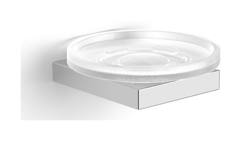 Stella Kobe porte-savon mural chrome-blanc 05.420