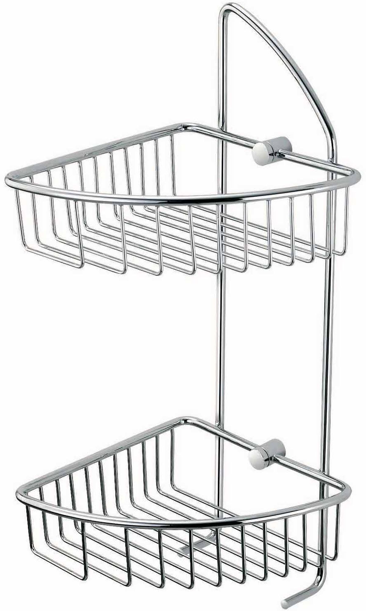 Stella étagère de salle de bain 22 cm chrome 16.051