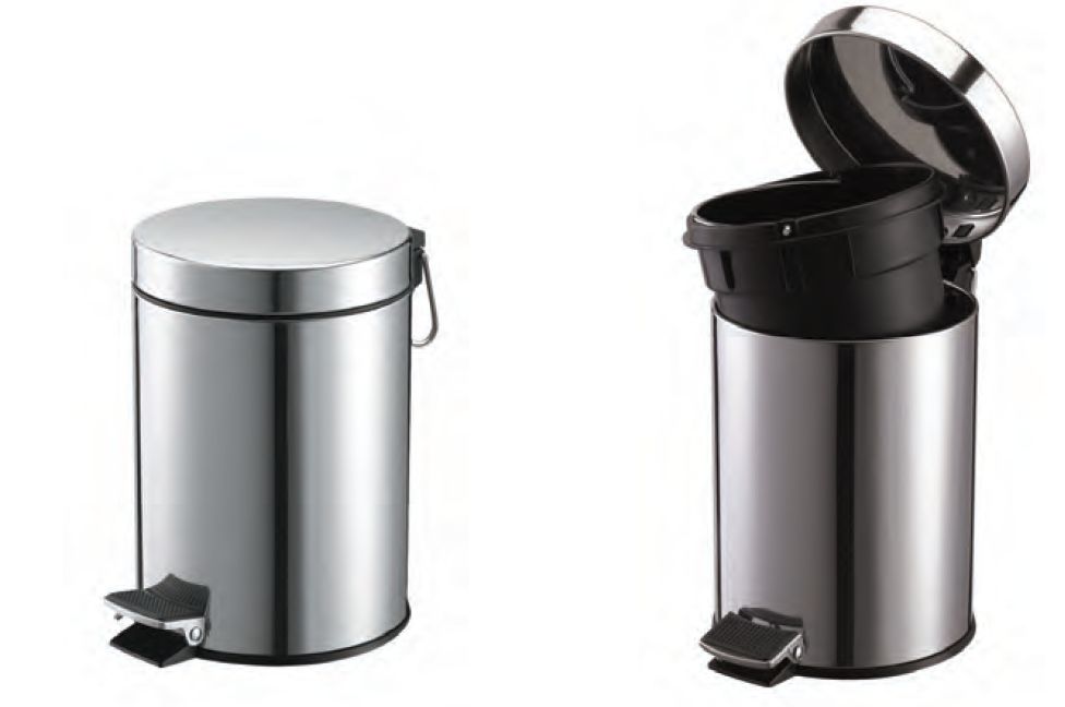 Stella Standard poubelle 12 l acier 20.012